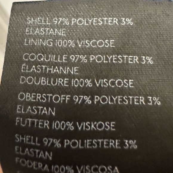 Anthropologie Blue Black Jacquard Cut-out Mini Dress Womens Size 6 - Picture 5 of 5